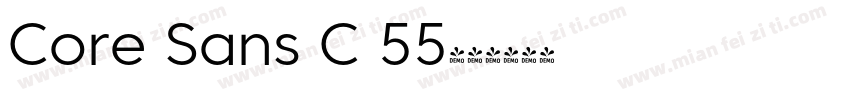 Core Sans C 55字体转换